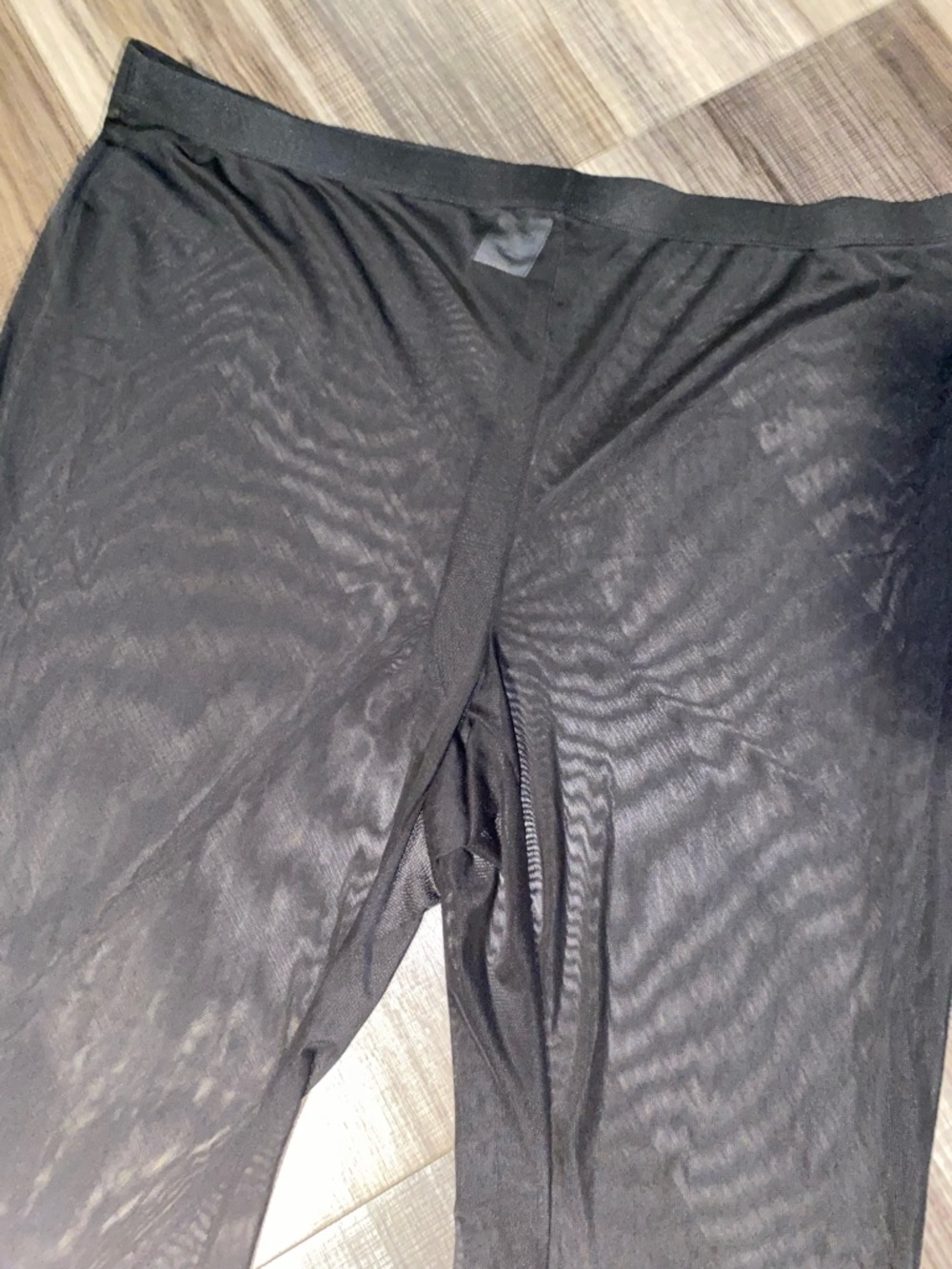 wild fable Black Sheer Mesh beach pants - Picture 5 of 7